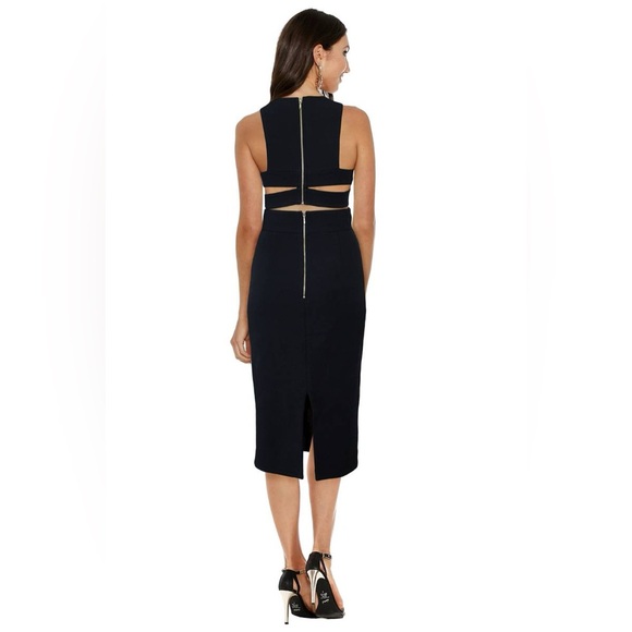 Nicholas Navy Blue Cutout Dress - Picture 2 of 6